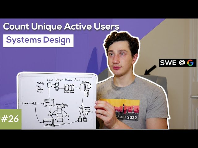 Count Unique Active Users Design Deep Dive with Google SWE! | Systems Design Interview Question 26
