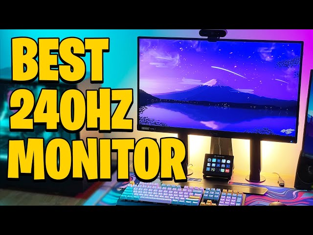 BEST 240hz Monitor? ViewSonic ELITE XG270
