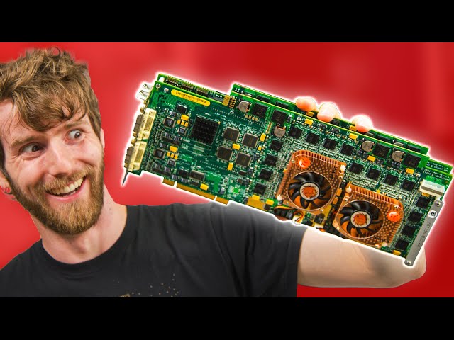 This MONSTER Video Card has 4 GPUs... and it's from 2004! - E&S SimFUSION 6500q