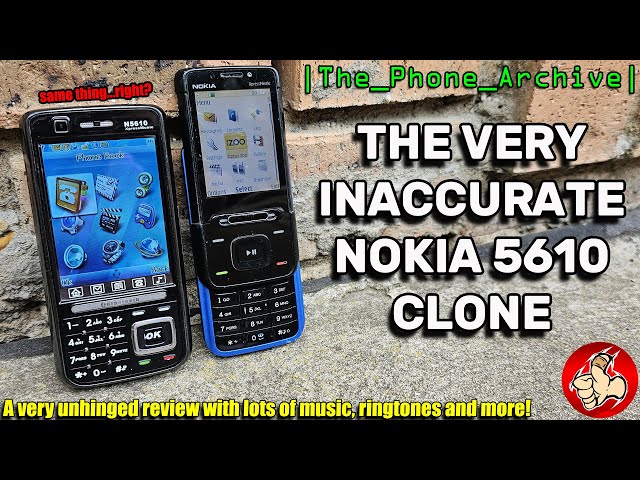 Here's the $5 Nokia 5610 XpressMusic Clone that looks NOTHING like the real deal...