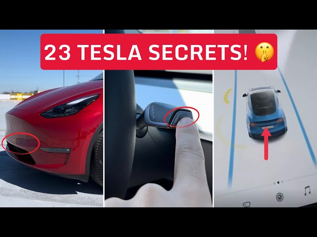 23 NEW Hidden Tesla Features You Should Know About!