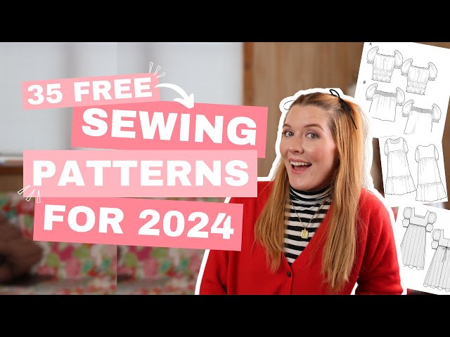Try These 35 Free Sewing Patterns In 2024 | #sewing #sewingtutorial #sewingpatterns