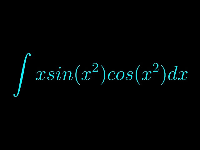 Integral of x*sin(x^2)*cos(x^2)