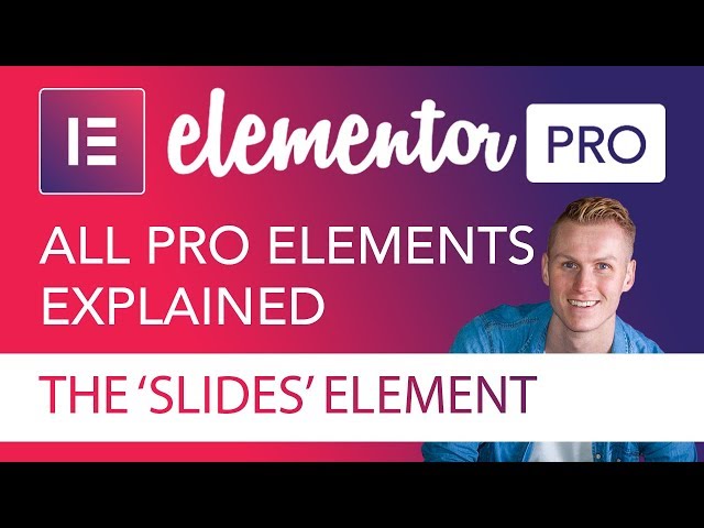 Slides Element Tutorial | Elementor Pro