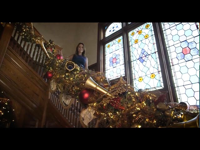 Holiday Tour of Historic Stetson Mansion, Florida's First Luxury Mansion