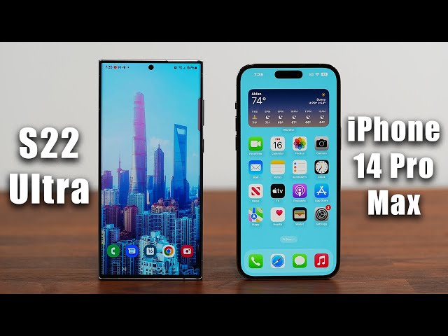 Samsung Galaxy S22 Ultra vs iPhone 14 Pro Max - Full Comparison