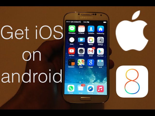 How to make your android look like iOS 8 WORKS ON ANY DEVICE!!!