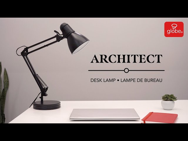 Architect Desk Lamp - Matte Black | Globe Electric