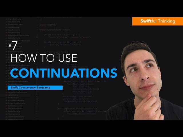 How to use Continuations in Swift (withCheckedThrowingContinuation) | Swift Concurrency #7