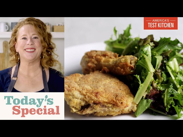 Mess-Free Cast Iron Oven-Fried Chicken and How to Break Down a Chicken | Today's Special