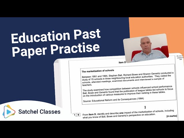 Education Past Paper Practise | History | Satchel Classes