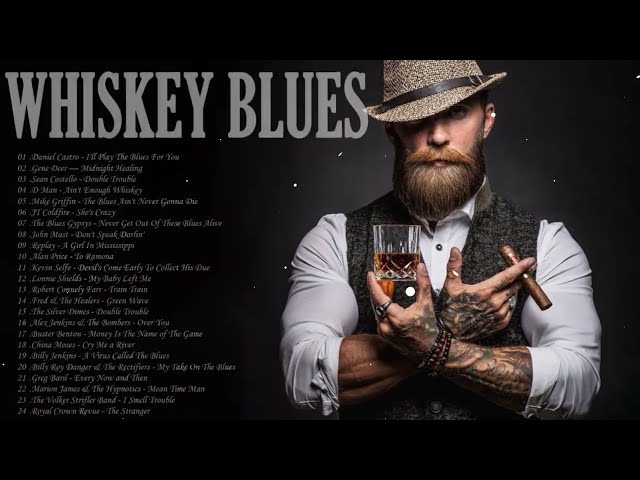 Whiskey Blues Music - Best Of Relaxing Slow Blues /Rock Ballads - Fantastic Electric Guitar Blues #2