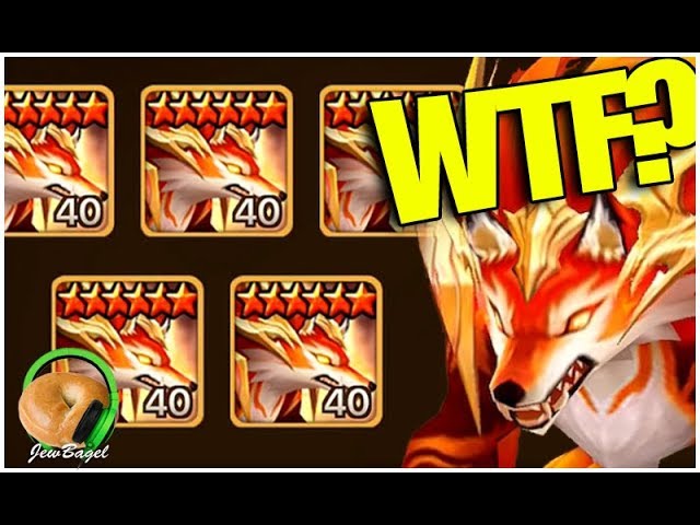 This guy built 5 FIRE INUGAMI for fast dungeon teams and it WORKED?!?! (Summoners War)