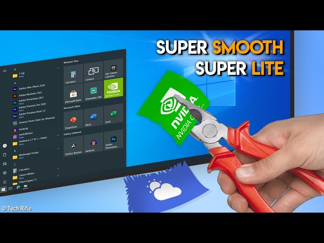 How to Make WINDOWS 10 Super LITE and Super SMOOTH