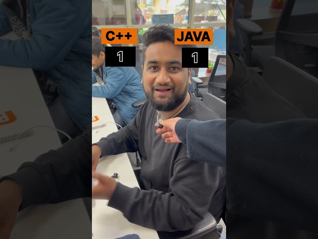 C++ or Java? Comment below  #codingninjas #coding #programming #java #c++