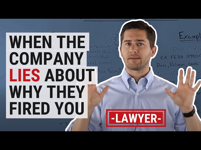 The Law Behind Fake Reasons for Firing (Pretextual Terminations)