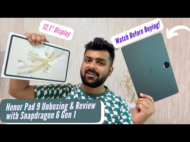 Honor Pad 9 Unboxing & Review: Room For Improment!