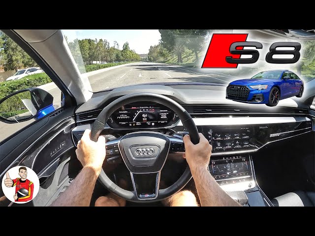 The 2022 Audi S8 L is a Comfortable Way to Embarrass Sports Cars (POV Drive Review)