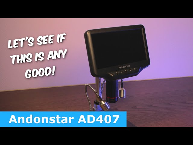 Andonstar AD407 Unboxing and Test (With sample footage)