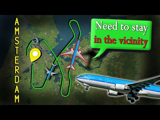 LANDING GEAR ISSUES for KLM A330 | Returns to Amsterdam