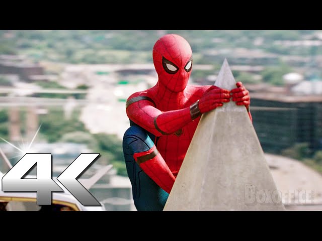 SPIDER-MAN HOMECOMING Best Action Scenes 4K ᴴᴰ
