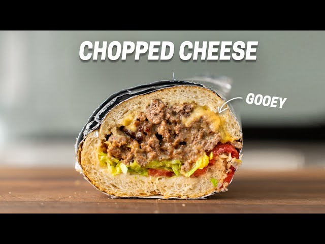 CHOPPED CHEESE (All The Best Sandwiches Smashed Into One)