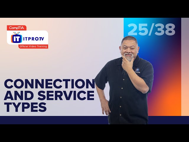 Connection & Service Types | CompTIA IT Fundamentals+ (FC0-U61) | Part 25 of 38