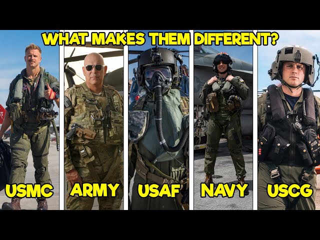 WHY DOES EVERY U.S. MILITARY BRANCH HAVE PILOTS? (EXPLORING THE DIFFERENCES)