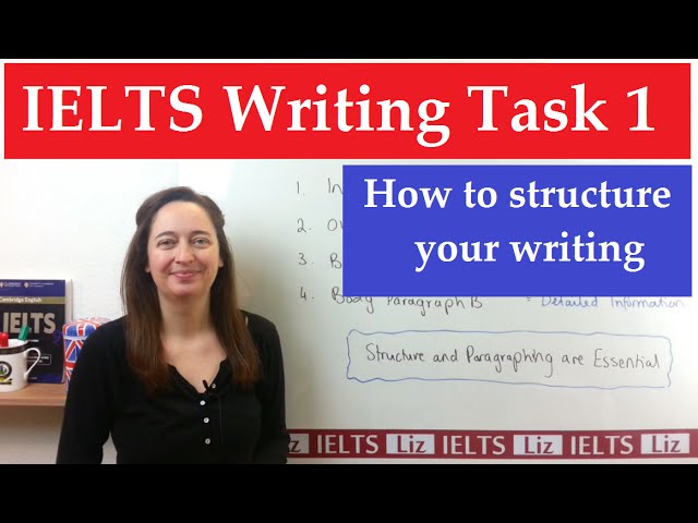 IELTS Writing Task 1: How to organise your writing