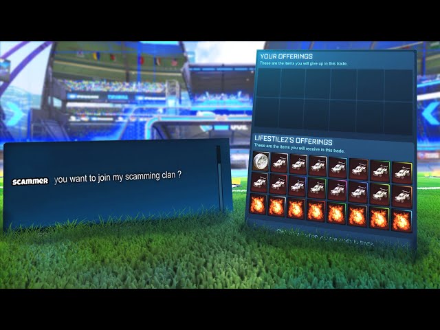 I went Undercover in a Scamming Clan in Rocket league