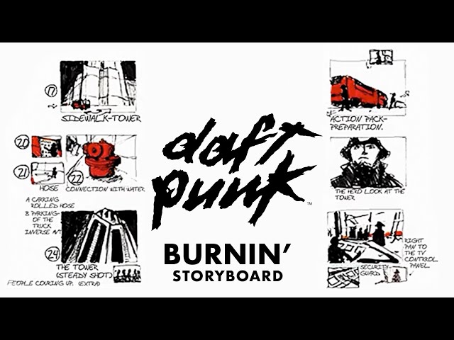 Daft Punk - Burnin' (Official Video Storyboard)