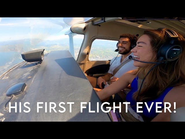 Flying My BF For The First Time (it was a surprise)