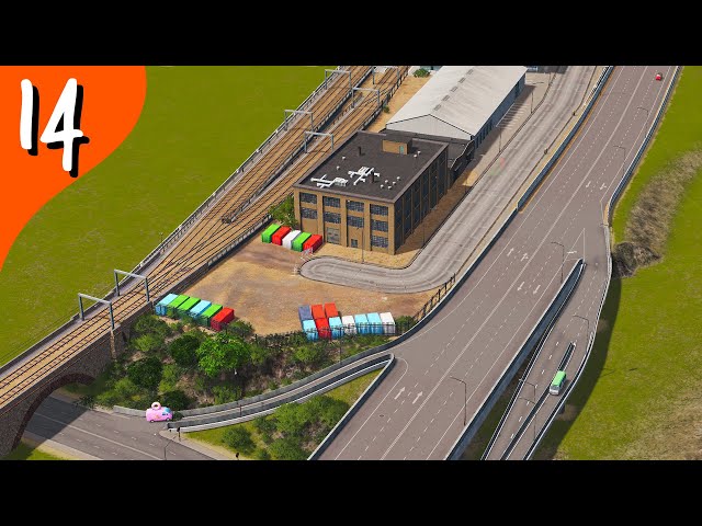 Downtown cargo connection! Cities: Skylines (Part 14)