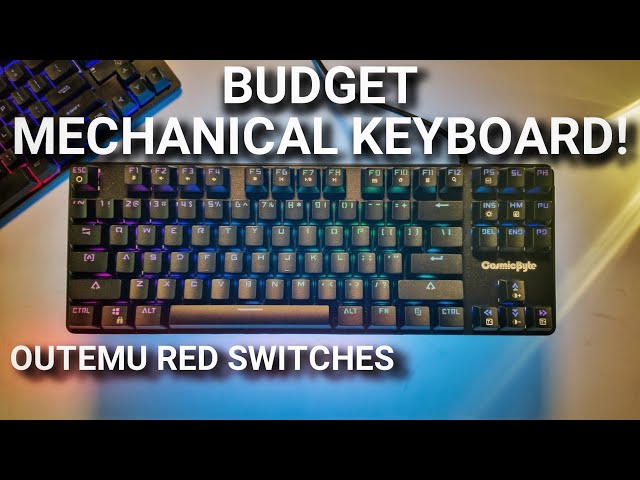 CosmicByte Firefly Gaming Keyboard Unboxing (Outemu Red)