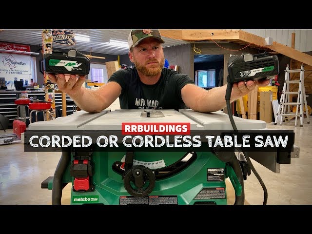 Metabo HPT Corded or Cordless Multi-Volt 10" Table Saw: Toolsday