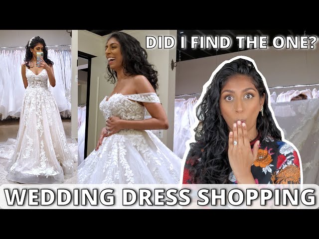 Did I Say Yes to the Dress? | Trying on Wedding Dresses | Eshi Jay