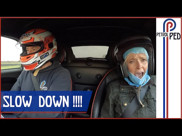 FUNNY REACTION to Racetrack Hot Lap! My Friend will never speak to me again!