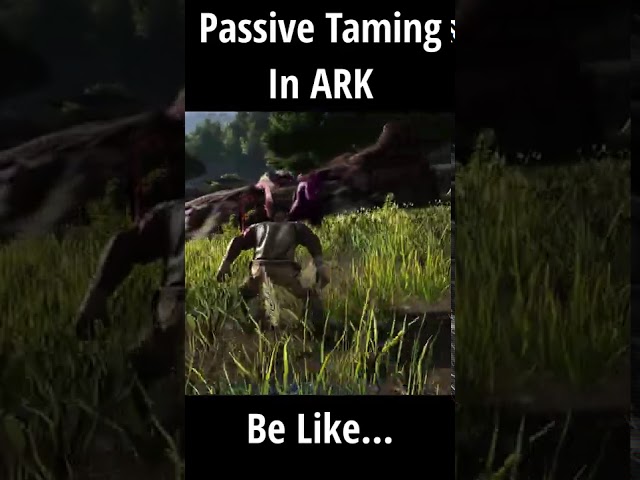 Passive Taming In ARK be like... ARK funny moments 2021 #shorts
