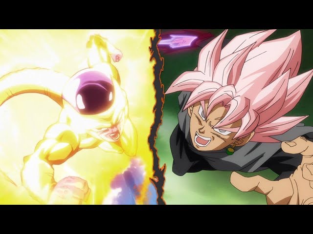 True Golden Frieza vs Goku Black