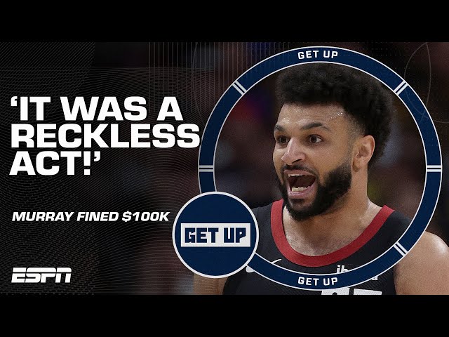 Jamal Murray FINED $100k for GM 2 incident 👀 'It was a RECKLESS ACT!' 🗣️ - Tim Legler | Get Up