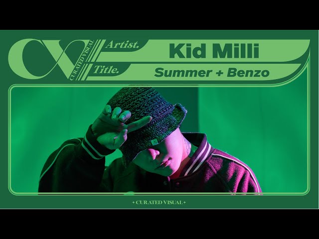 키드밀리 (Kid Milli) - 'Summer + Benzo' (Live Performance) | CURV [4K]