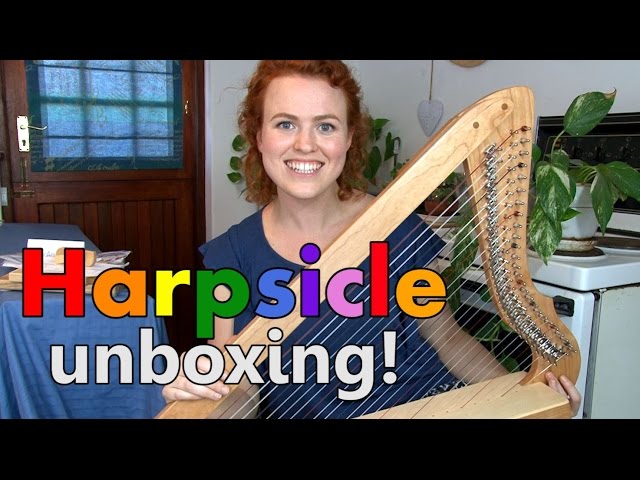 Harpsicle Unboxing! (featuring Jipsi the cat)
