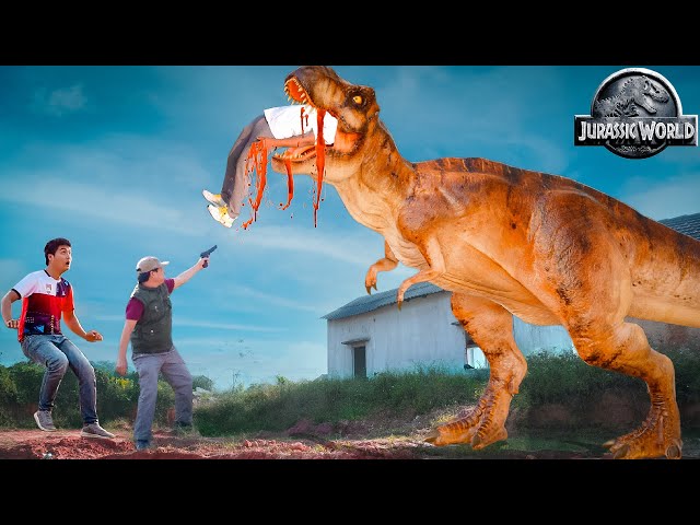Best T-rex Chase Part 2 | Jurassic Park Fan Made Film | Dino Ranch | Dinosaur Hunting Video| MsSandy