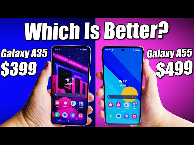 Samsung Galaxy A35 5G vs Galaxy A55 5G! - Which Is Better???