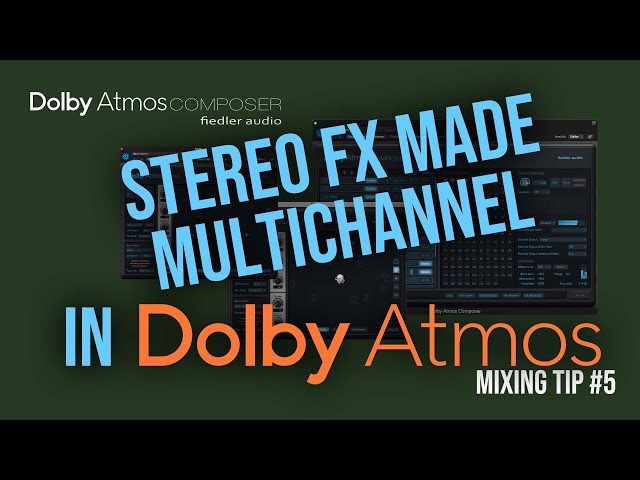 Stereo FX made multichannel - Dolby Atmos Mixing Tip No.5 #dolbyatmos #dolbyatmosmusic #spatialaudio