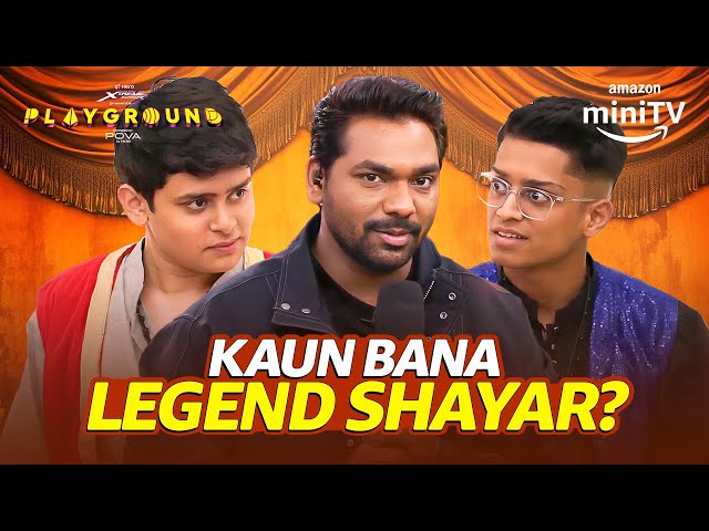 Kaun Bana Shayari Battle Ka Winner? ft. Zakir Khan | Playground Season 3 |  Amazon miniTV