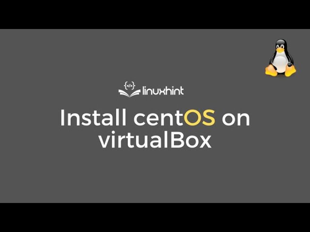 Install CentOS8 VirtualBox