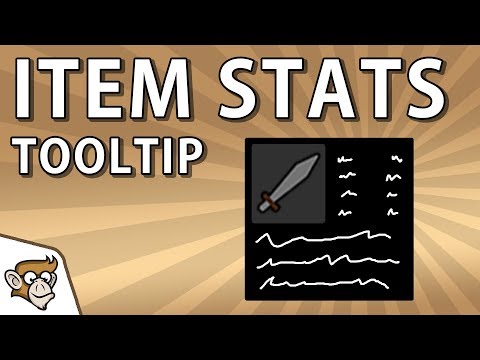 How to make a Item Stats Tooltip (Unity Tutorial)