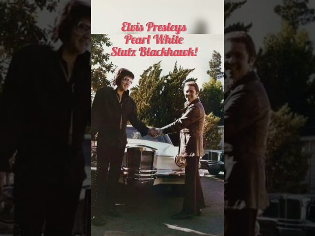 Elvis Presley 1973 Grabbing The Keys To His New Car! #elvis #vintagecars #carshorts Stutz Blackhawk