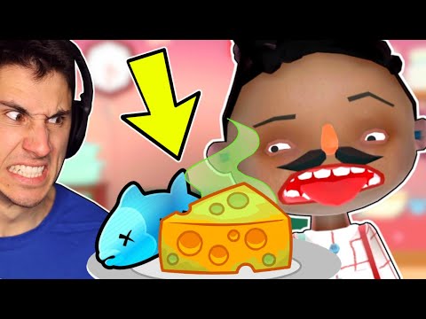 I Cooked The Most ROTTEN FOOD! | Toca Kitchen